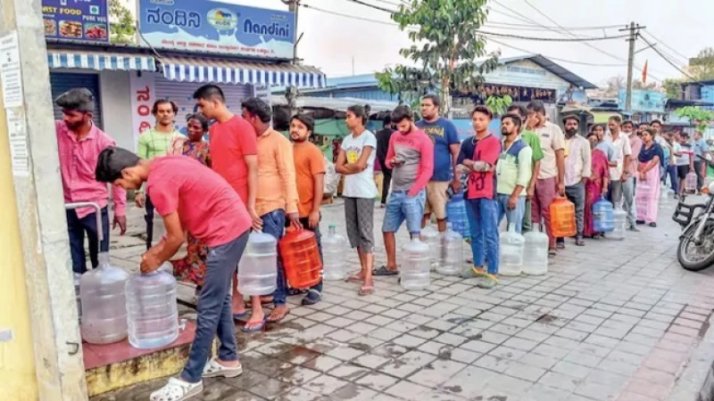 आईटी सिटी में नहाने के लिए पानी नहीं, कर्मचारियों ने ऑफिस आने से किया इनकार, कंपनियों पर संकट